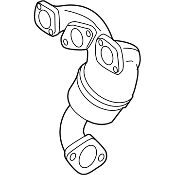 Mercury 6E5Z-5G232-AF Manifold W/Converter