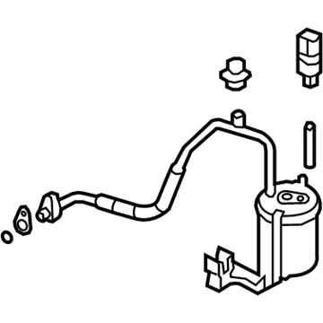 Ford 8L8Z-19C836-C Accumulator Assy - Air Conditioning