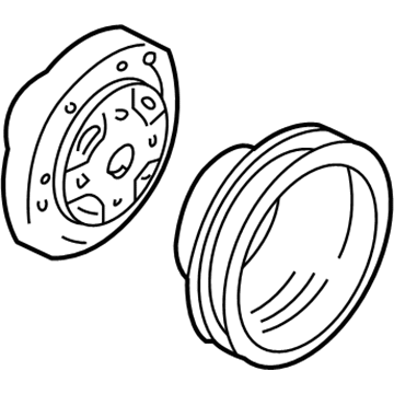 Mercury 3F2Z-6B321-AA Damper & Pulley