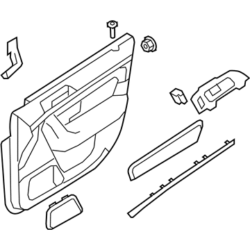 Ford 8A5Z-5423943-AE Panel Assembly - Door Trim