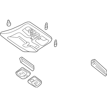 Ford 3L8Z-78519A70-DAB Console Assembly - Overhead