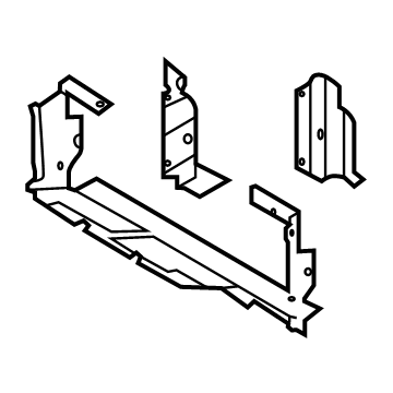 Ford LC3Z-17B968-B Air Deflector