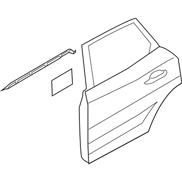 Lincoln EJ7Z-7824630-A Door Shell