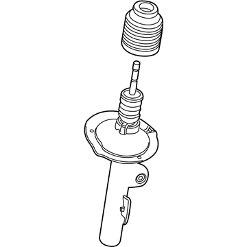 Ford 9F9Z-18124-B Shock Absorber Assembly - Front