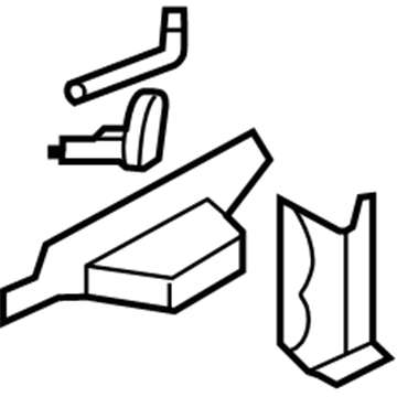 Lincoln 9G1Z-54108A26-A Support Assembly