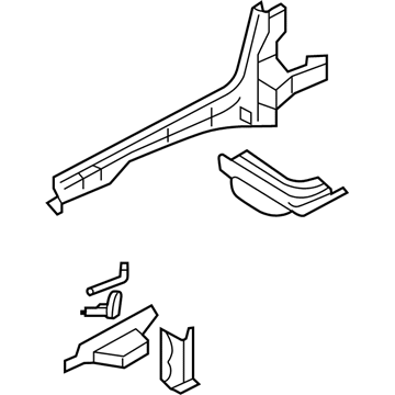 Lincoln 9G1Z-5410008-A Inner Rail