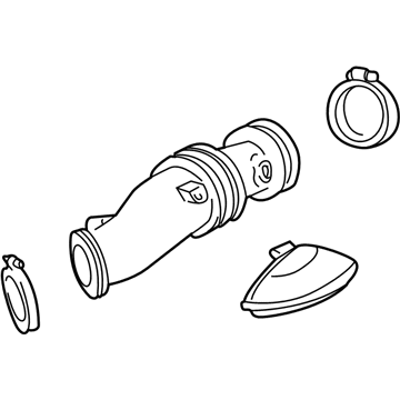 Lincoln XW4Z-9B659-AA Air Outlet Tube