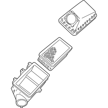 Lincoln 1W4Z-9600-AA Air Cleaner Assembly