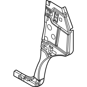 Ford F7UZ-1522842-A Hinge Pillar Reinforcement