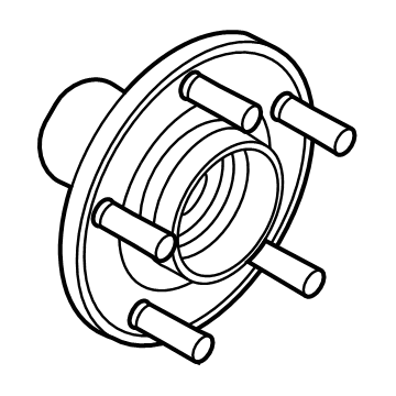 Ford NZ6Z-1104-A Hub Assembly