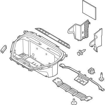 Ford LJ8Z-58457A04-AE Storage Compart