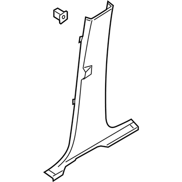 Ford CJ5Z-5824347-AC Trim - "B" Pillar