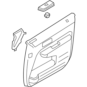 Ford 7T4Z-7823943-AC Panel Assembly - Door Trim