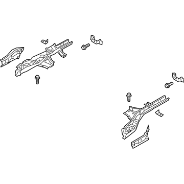 Ford LX6Z-7810124-B Rear Rail Assembly