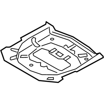 Ford LX6Z-7847122-A Rear Floor Pan