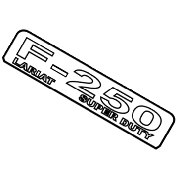 Ford 8C3Z-16720-C Nameplate