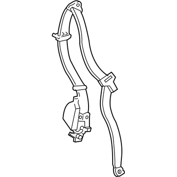 Mercury 6F9Z-74611B08-CA Retractor Assembly