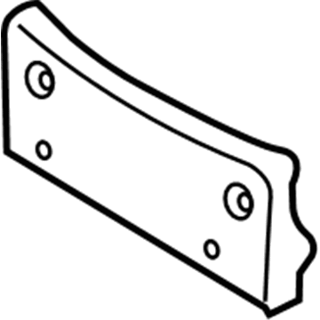 Lincoln FA1Z-17A385-AB License Bracket