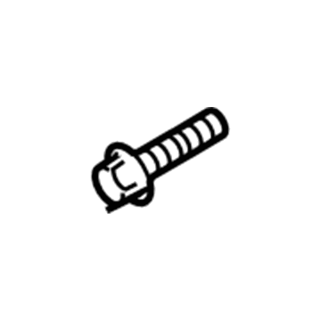 Ford -N804376-S307 License Bracket Screw