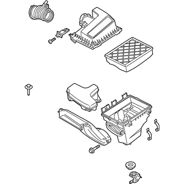 Ford JS7Z-9600-A Air Cleaner Assembly