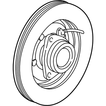 1999 Ford F-250 Super Duty Brake Disc - XL3Z-1125-BA