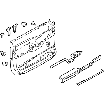 Ford LL1Z-7823943-DA PANEL - DOOR TRIM - LOWER