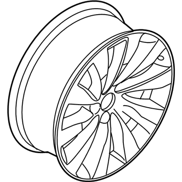 Lincoln DA5Z-1007-C Wheel, Alloy