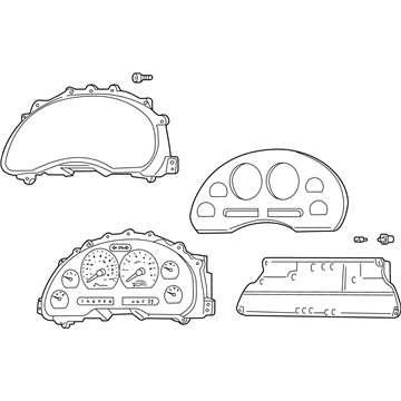 Ford 1R3Z-10849-DA Cluster Assembly