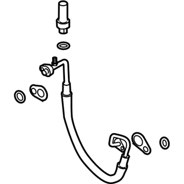 Lincoln 9G1Z-19972-A Pressure Tube