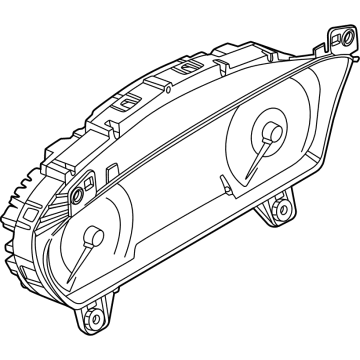 Ford NZ6Z-10849-A Cluster Assembly