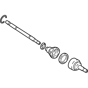 Ford GN1Z-3A329-H Outer CV Joint