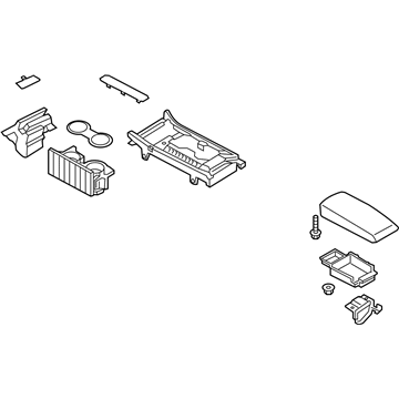 Ford HP5Z-5406024-AC Armrest Assembly - Console