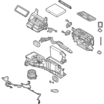 Ford MB3Z-19B555-ZA A/C & Heater Assembly