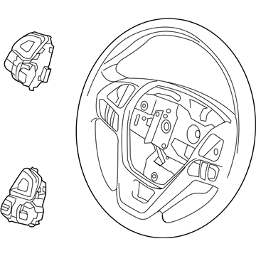 Ford Explorer Steering Wheel - BB5Z-3600-AC