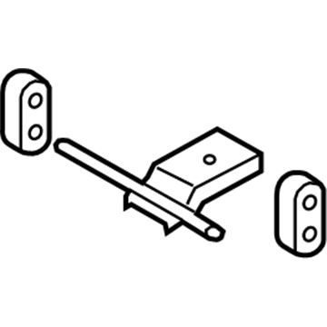 Ford 6L5Z-5A246-AA Muffler Bracket