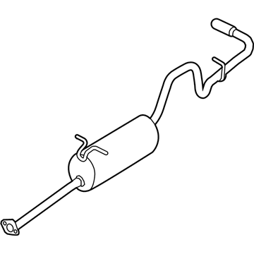 Ford 7L5Z-5230-D Muffler & Pipe