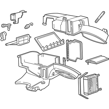 Lincoln 1F1Z-19850-A Evaporator Case