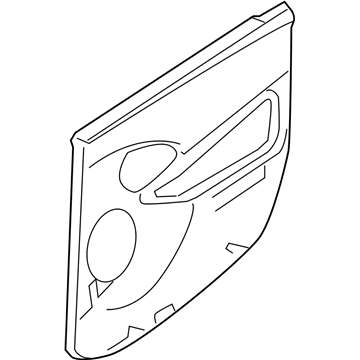 Ford YS4Z5427407DAA Trim Assembly Rear Door