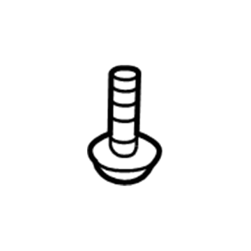 Lincoln -W713899-S424 Seat Belt Guide Screw