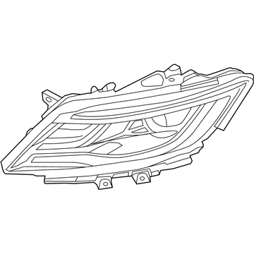 2019 Lincoln MKC Headlight - EJ7Z-13008-H