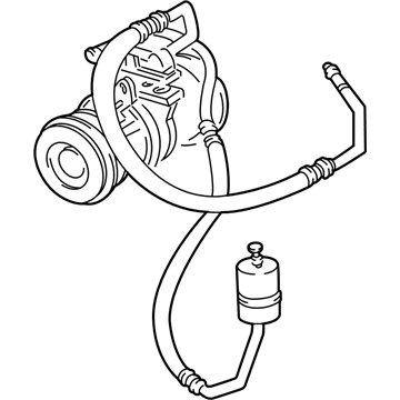 Ford F6UZ19D850AA Hose & Tube Assembly