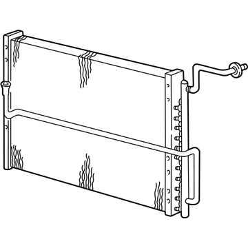 1995 Ford E-150 Econoline Club Wagon A/C Condenser - F6UZ-19712-AA