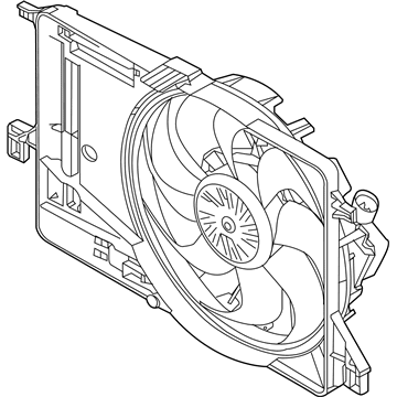 Ford CV6Z-8C607-T Fan Assembly