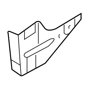 Ford F7UZ-16B072-AC Front Bracket Lower Reinforcement