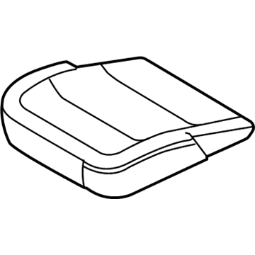 Ford DA8Z-7462901-AB Seat Cushion Cover Assembly