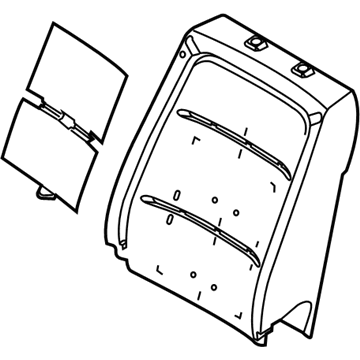 Ford DA8Z-7464810-A Pad Assembly - Front Seat Heating