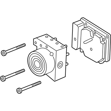 2013 Ford Fusion ABS Pump And Motor Assembly - DG9Z-2C405-H