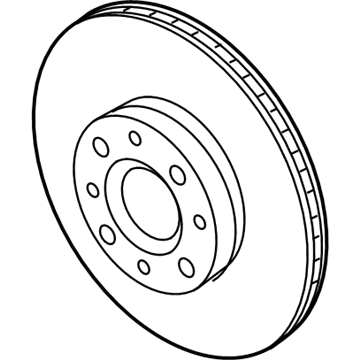 Ford GU2Z-1V125-F Rotor