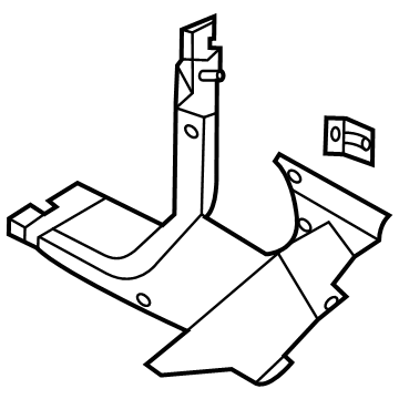 Ford M2DZ-7802344-AA Cowl Kick Panel