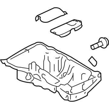 Mercury 6M8Z-6675-AB Oil Pan